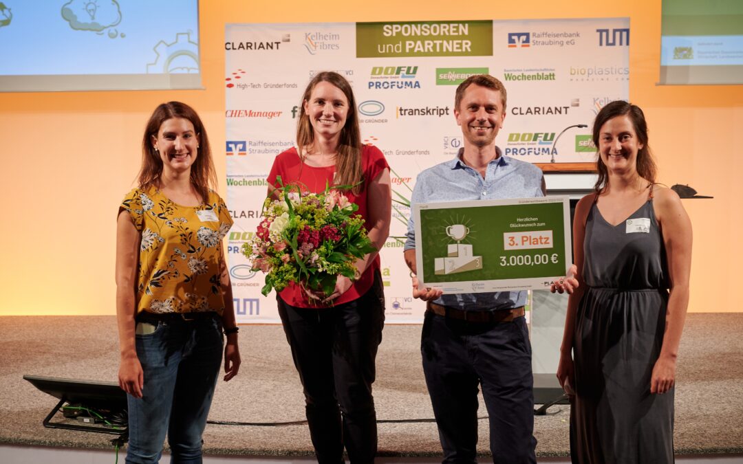 Grünes Start-up der Universität Regensburg erfolgreich im Gründerwettbewerb „PlanB – Biobasiert Business Bayern“