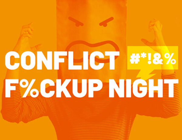 „Wenn die richtigen Leute einen Konflikt führen, kommt was Gutes dabei raus.“: Die erste Conflict Fuckup Night an der OTH Amberg-Weiden