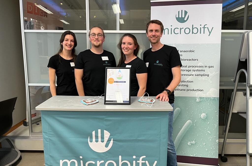 Start-up MICROBIFY ist Sieger beim HOCHSPRUNG AWARD 2023
