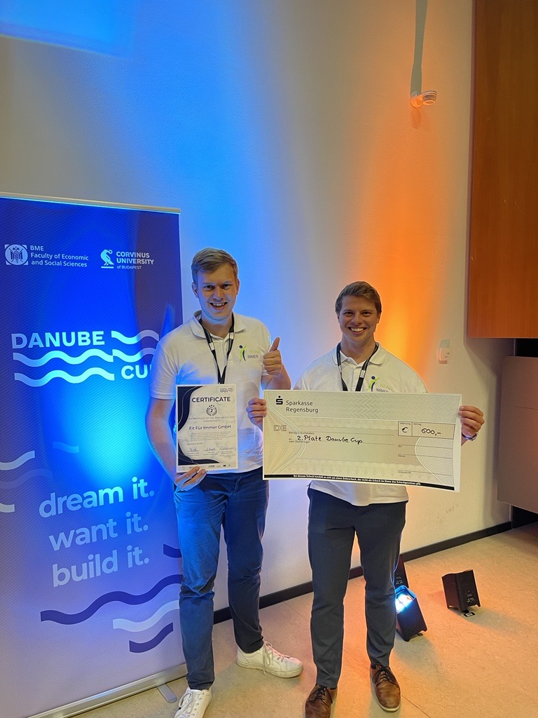Gewinner des Danube-Cups -was für die Gründer Fit-Für-Immer seitdem geschehen ist